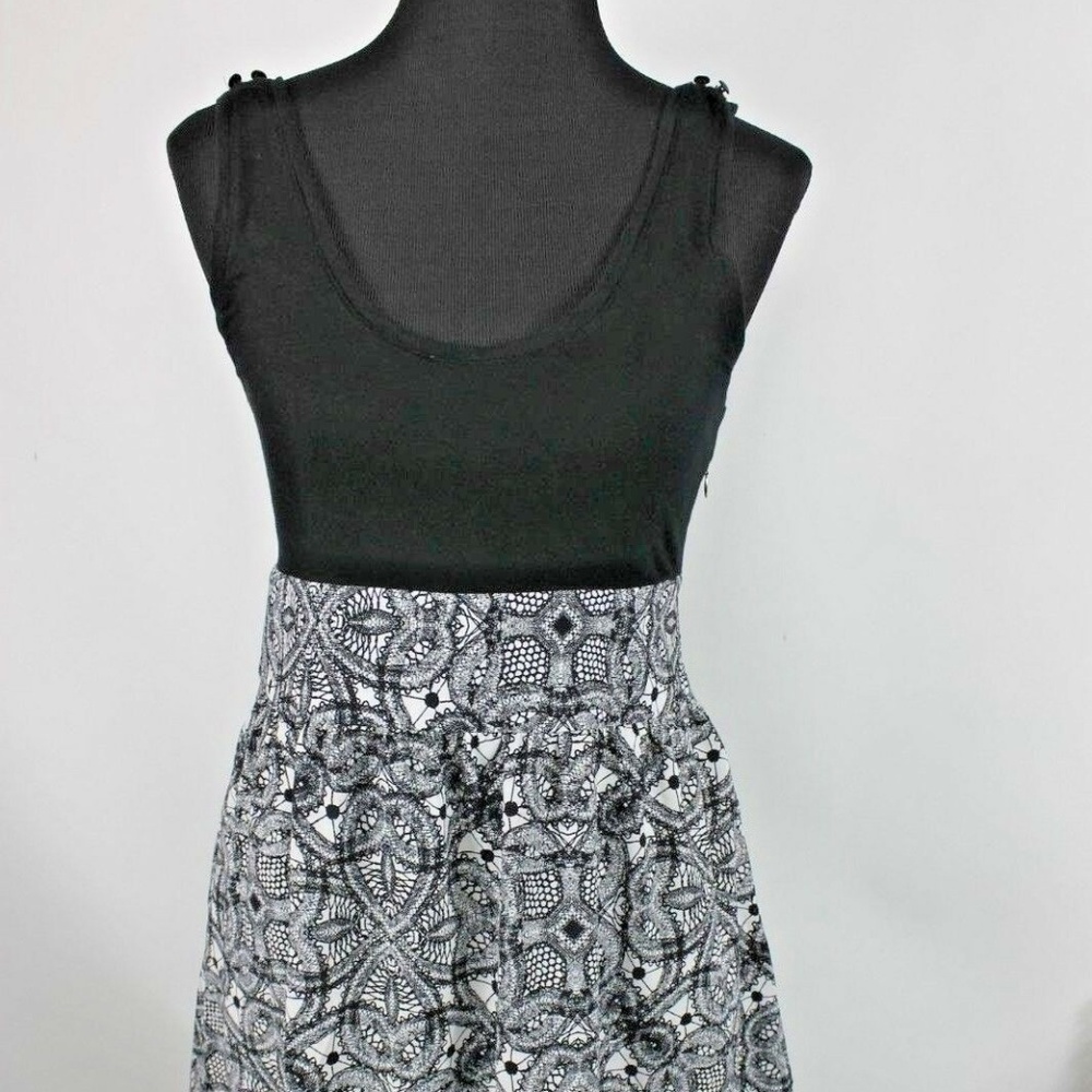 Express A Line Black Dress Lined Sleeveless 8